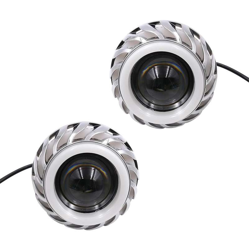 12v Lens Light 30w 1200lm 200000h Double Aperture Light Pink and Blue