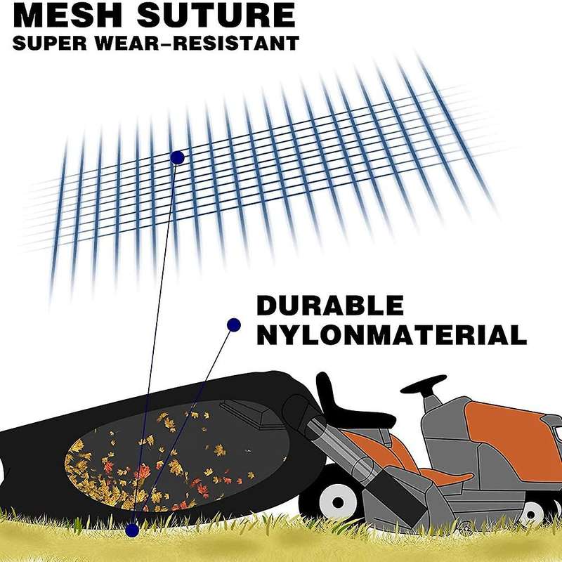Garden Courtyard Lawn Fallen Leaves Storage Bag Lawn Mower Bag