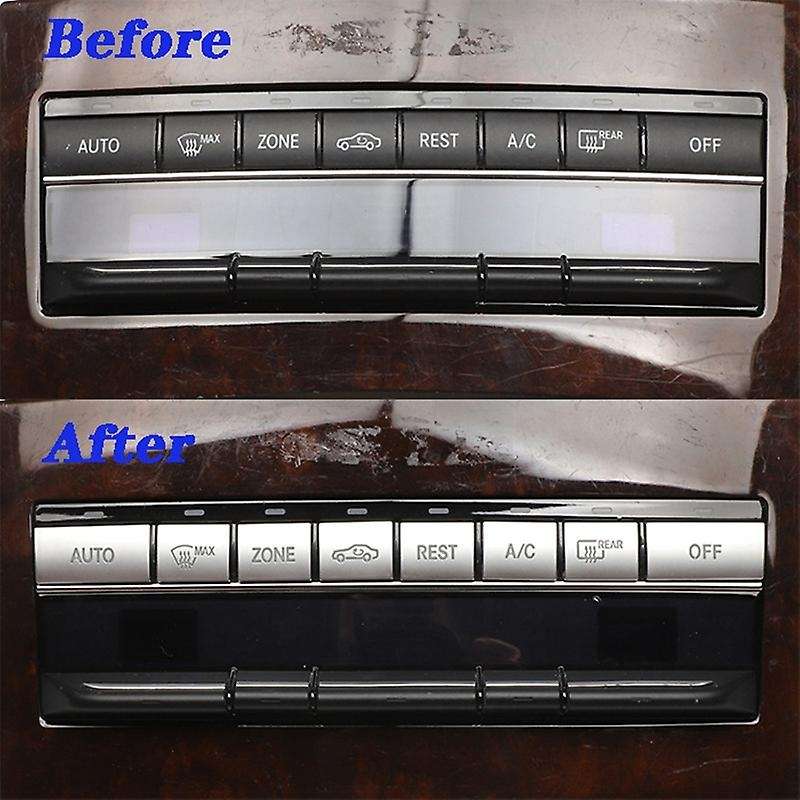 Car Console Air Buttons Cover Trim for Benz E Class W212 C207 09-15 B