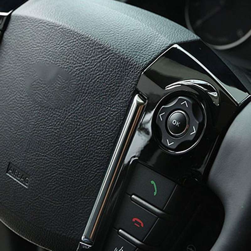 Steering Wheel Button Cover for Freelander 2 13-15,low Profile,black