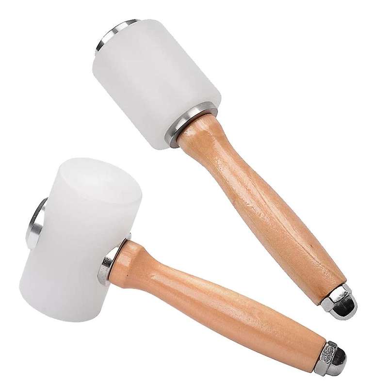 Leather Carving Hammer,leather Mallet,wooden Handle Nylon Hammer