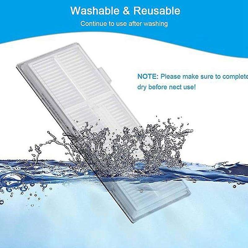 10pcs for Xiaomi Roborock S7 T7s Plus Main Brush Mop Cloths Washable