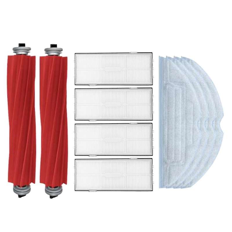 10pcs for Xiaomi Roborock S7 T7s Plus Main Brush Mop Cloths Washable