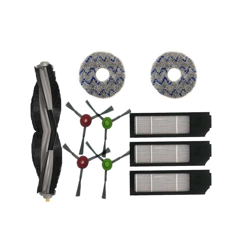 Main Side Brush Filter Rag Mop for Ecovacs T10 Turbo Accessories Set