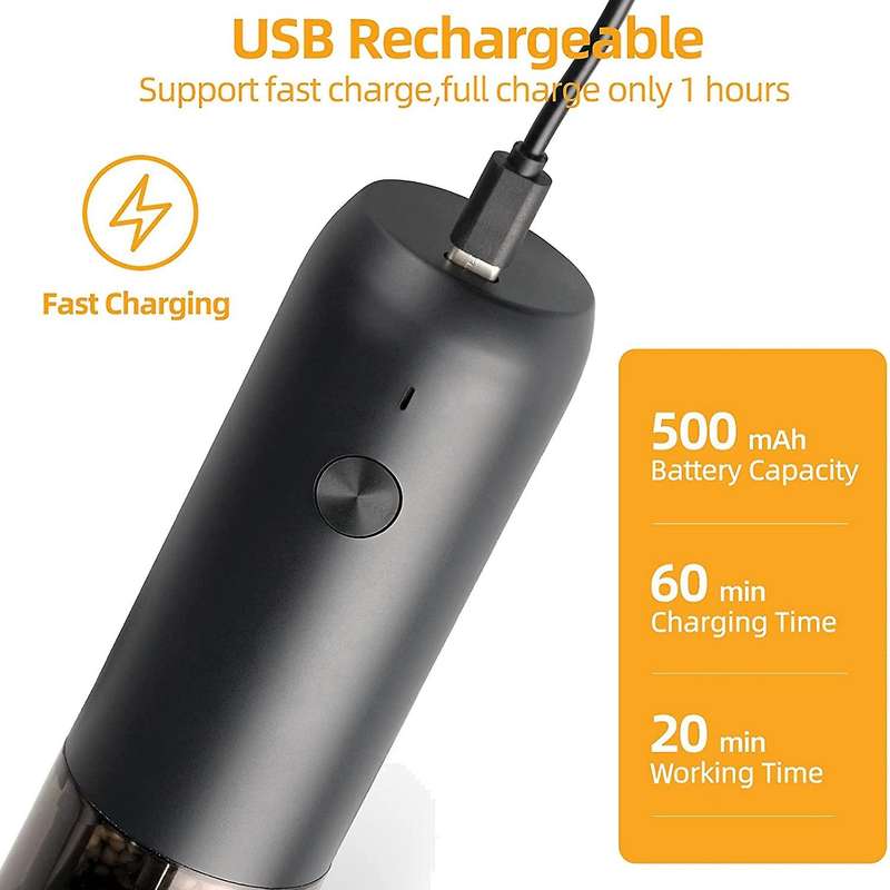 Electric Pepper Grinder,automatic Pepper and Salt Mill Grinder