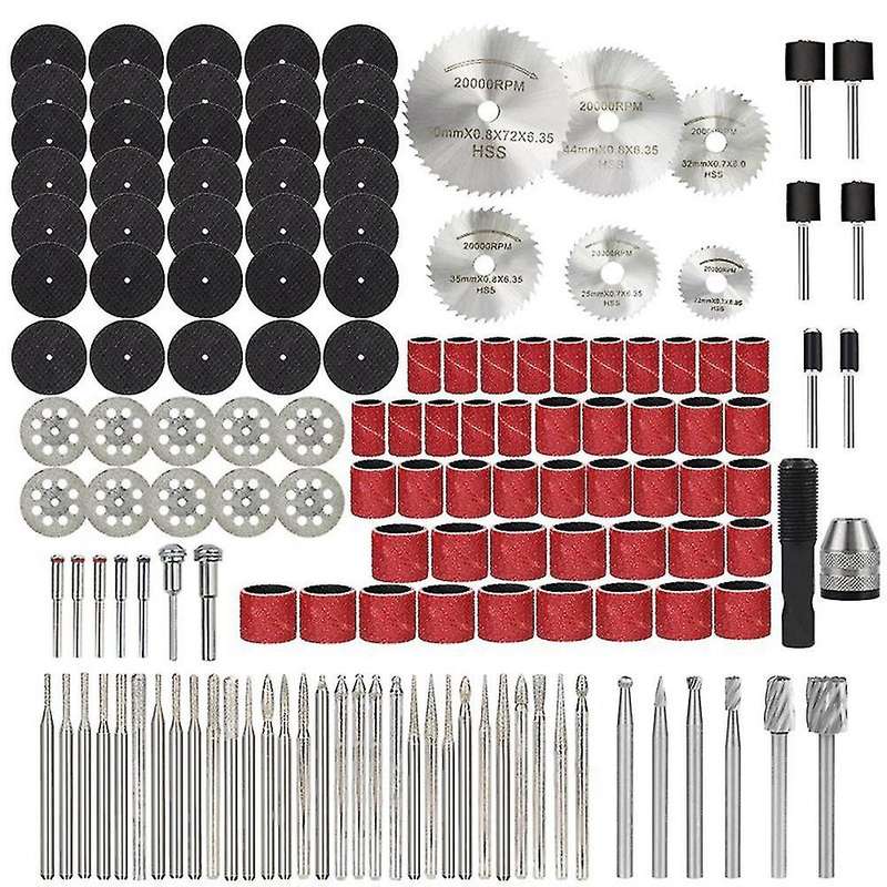 147pc Rotary Tool Accessories with Metal Cutting Saw Blade