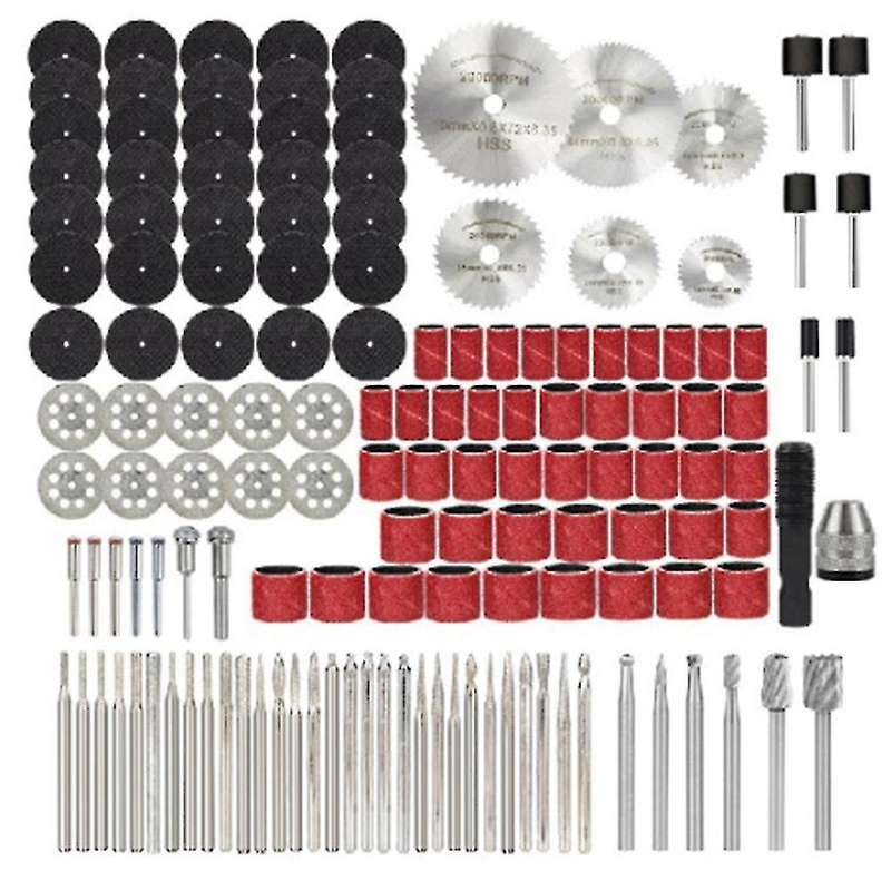 147pc Rotary Tool Accessories with Metal Cutting Saw Blade