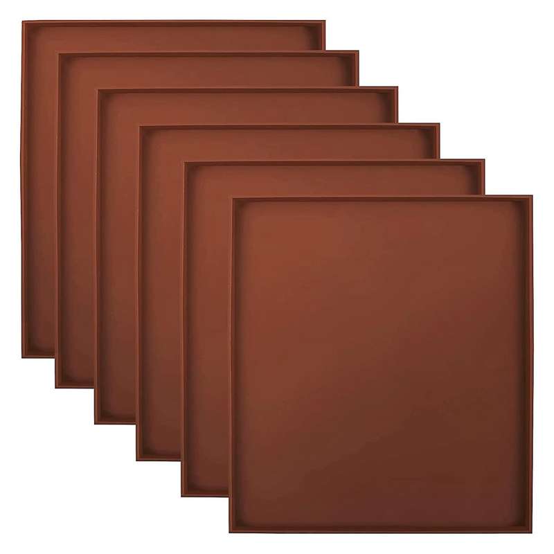 6 Pack Silicone Dehydrator Sheets for Meat Vegetables Food Dryer Mat