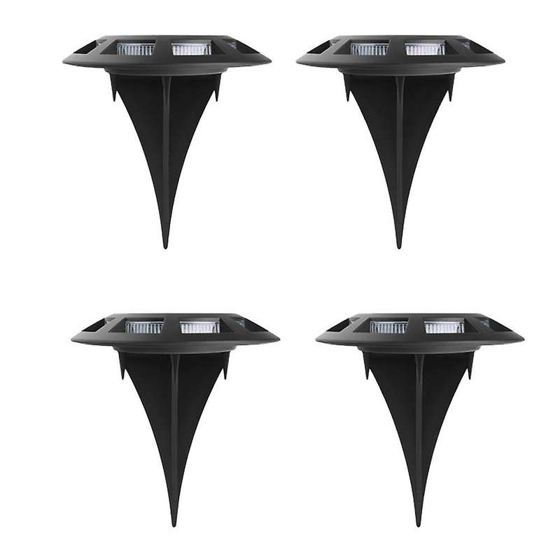 4pcs Solar Buried Light Outdoor Lawn Light Decor Waterproof Floor