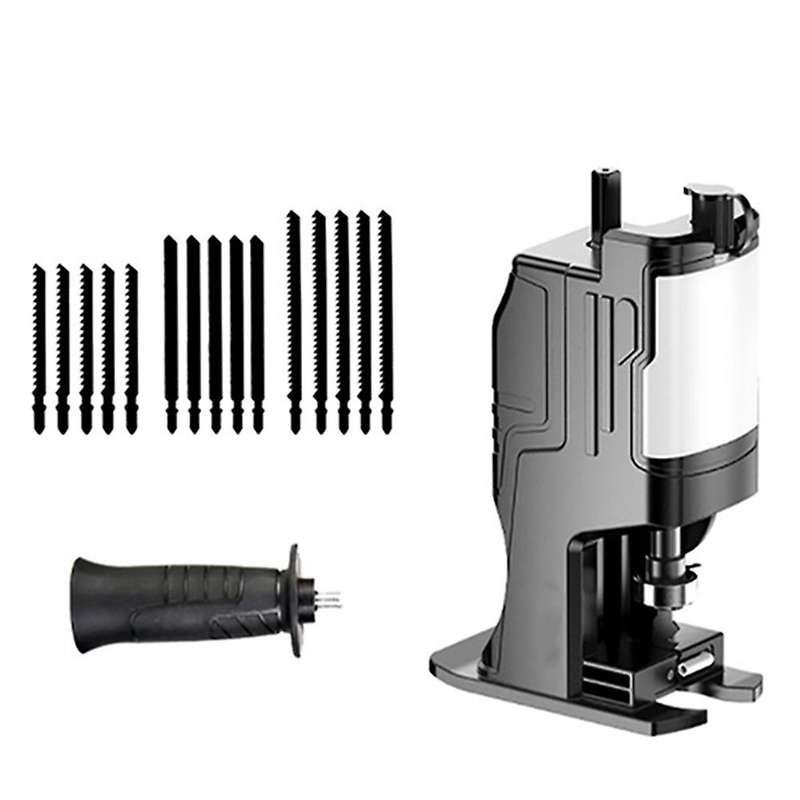 Portable Reciprocating Saw Adapter Electric with 15pcs Saw Blades