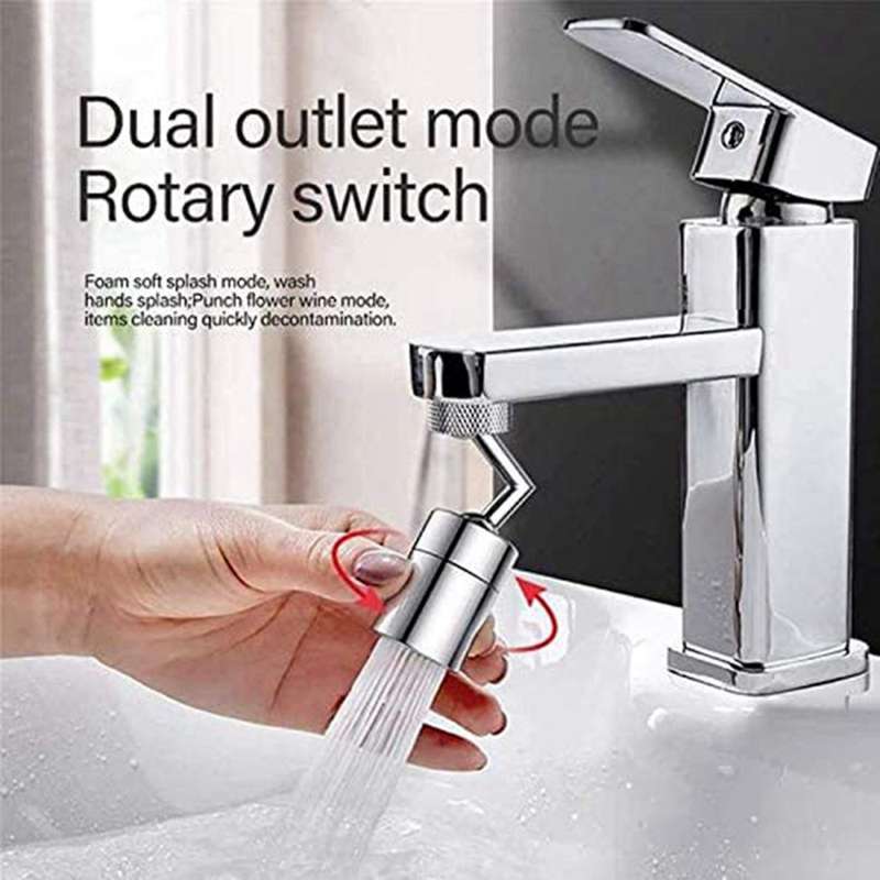 2 Packs Faucet Aerator, 720 Rotate Splash Filter Faucet Sink Filter