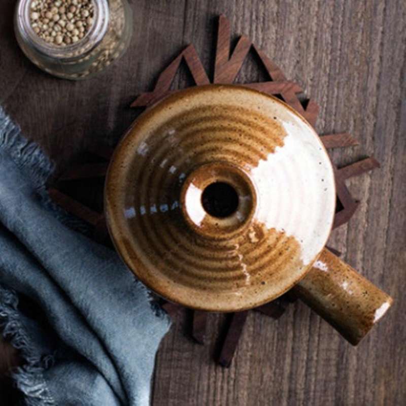 Chaozhou Casserole Ceramic Pottery Pot with Handle Clay Pot Japanese
