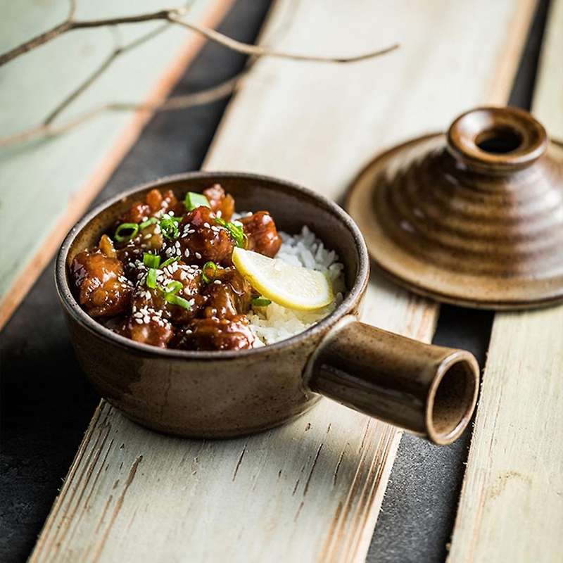 Chaozhou Casserole Ceramic Pottery Pot with Handle Clay Pot Japanese