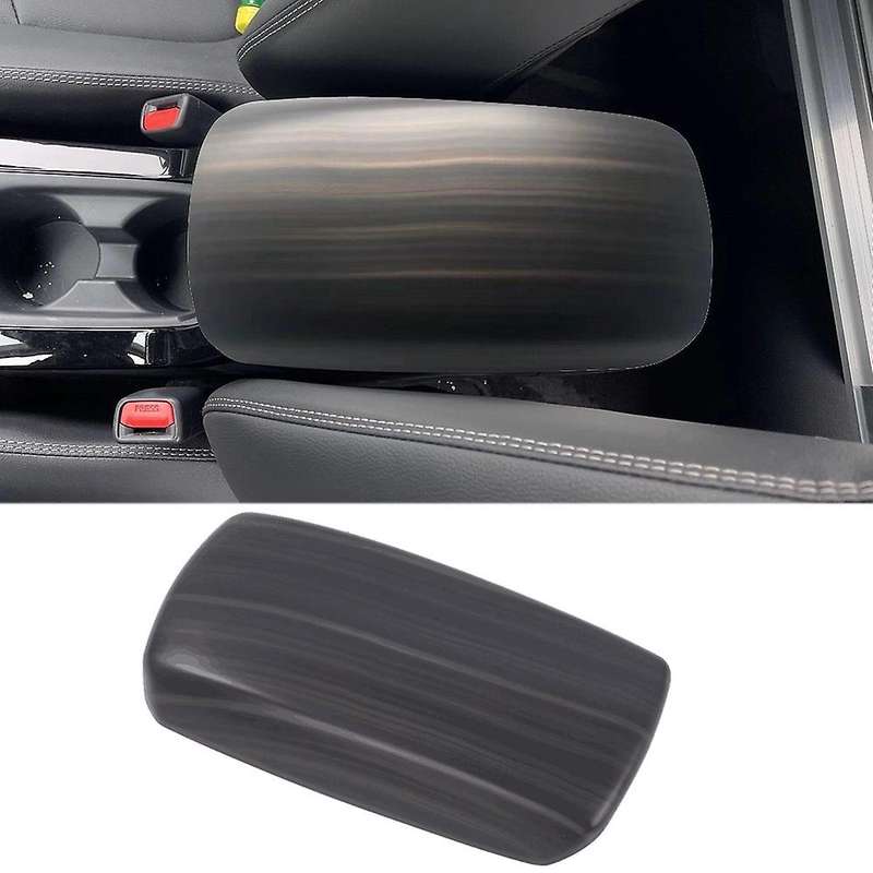 Peach Wood Grain Car Center Console Armrest Box Panel Cover Trim