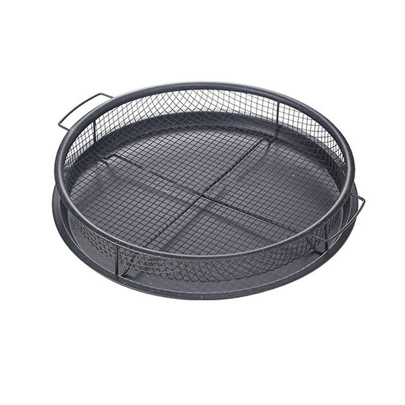 Mesh Baking Tray Non-stick Round Baking Pan Chips Crisping Basket B