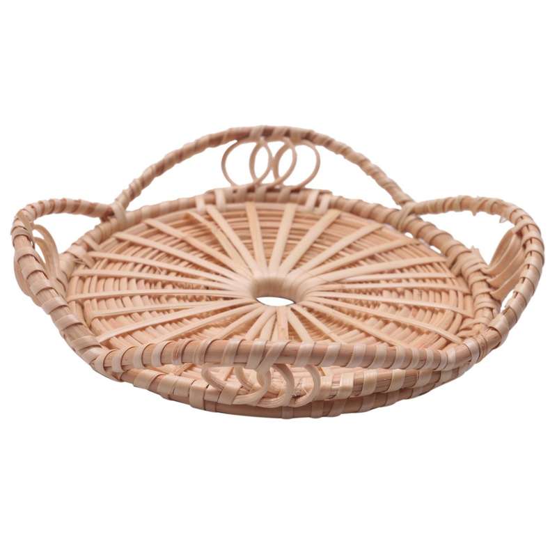 Natural Handmade Woven Bamboo Rattan Coasters for Drinks