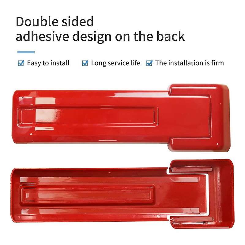 Tailgate Hinge Cover Spare Tire Rear Door Bracket Trim Cover ,red