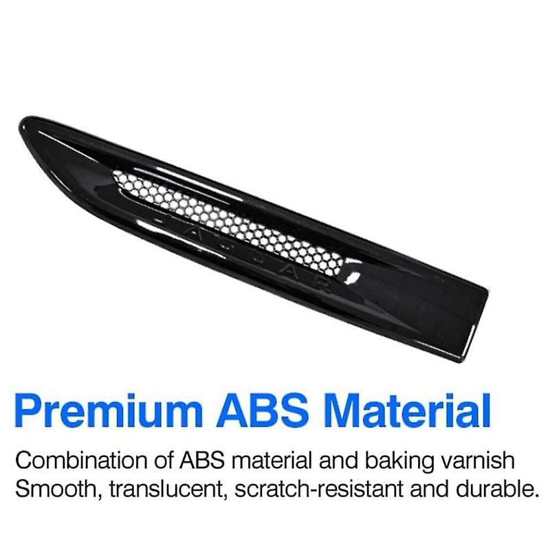 For -jaguar Xel 2018 2019 Car Side Fender Air Vent Cover,black