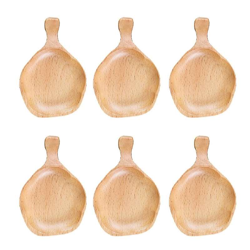 Japan Style Dipping Sauce Dishes Wood Plates Seasoning Dishes