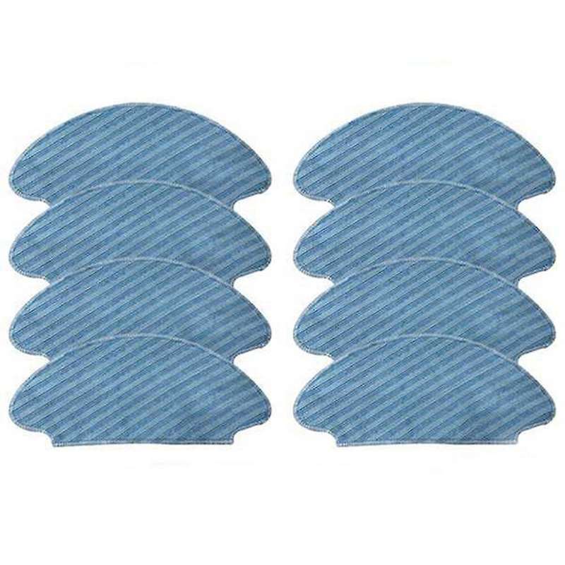 8 Pack Mopping Cloth Rags for Tefal Rg6875 for Isweep X3 Parts