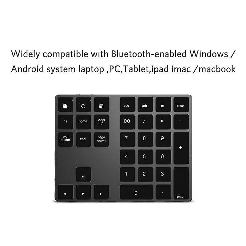 Digital Keyboard for Windows Ios Mac Os Android Pc (black)