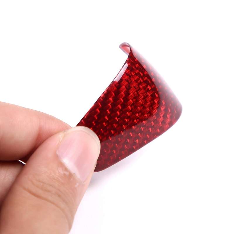 Fit for Ford Real Carbon Fiber Car Gear Shift Head Trim Cover