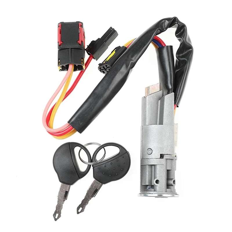 Ignition Switch Lock Barrel Plug Cable Wire for Peugeot 206 406