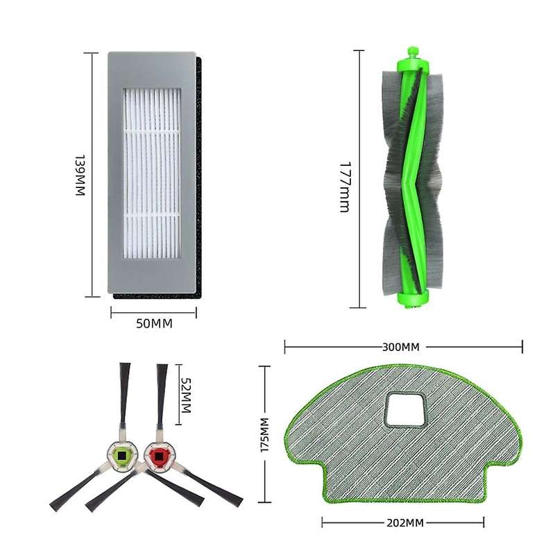 For Irobot Roomba Combo 113 R113840 Vacuum Main Brush Filter Mop
