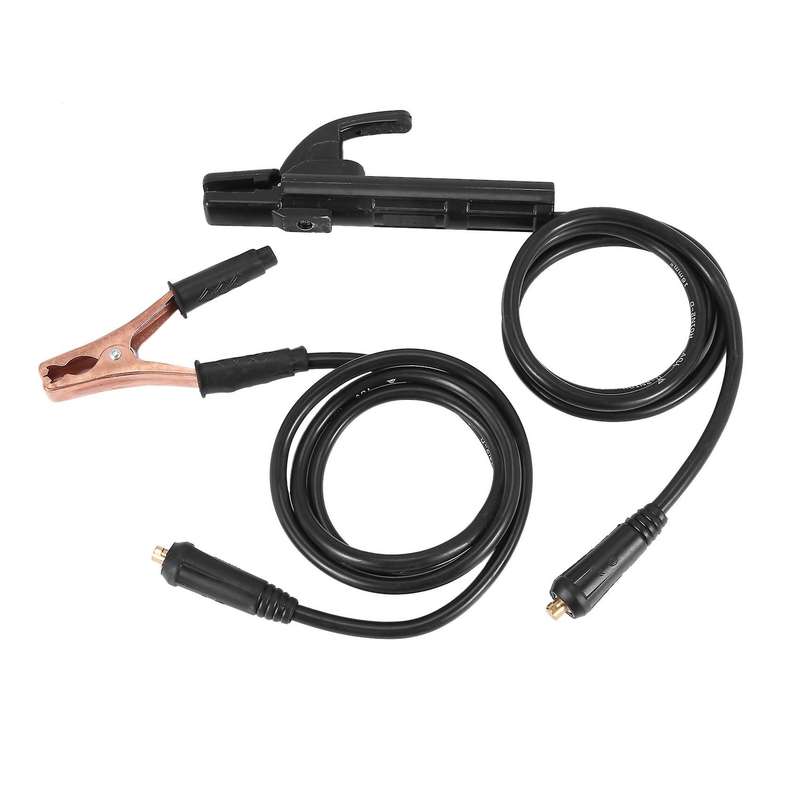 2 Pcs 300a 1.5m Electrode Holder Stick Welders /ground Clamp Set