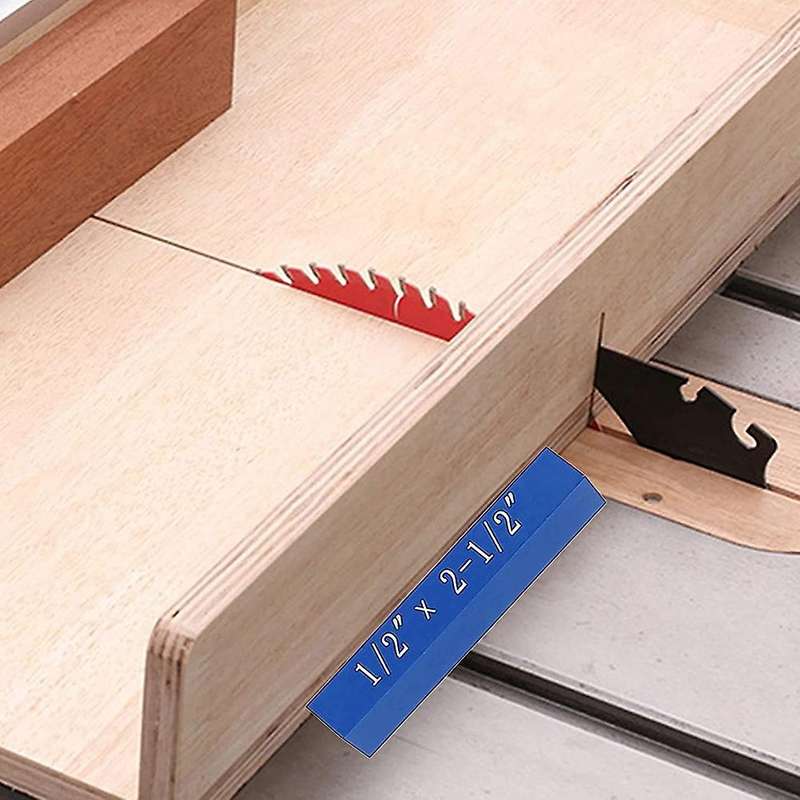 7pcs Precision Aluminum Setup Bars for Router and Table Saw (blue)