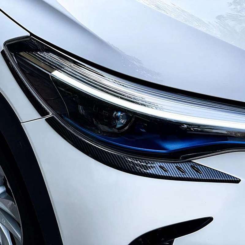 For Toyota Corolla Cross Front Headlight Garnish Strip Eyebrow Cover