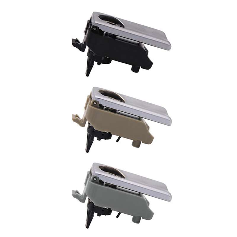 Glove Box Handle Pull Open Puller Box Tool Pull Cover with Hole Gray