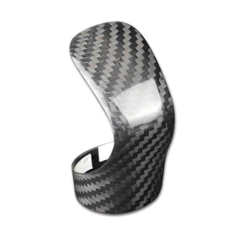 Carbon Fiber Car Gear Shift Knob Cover Trim for Lexus Nx Nx200t,black