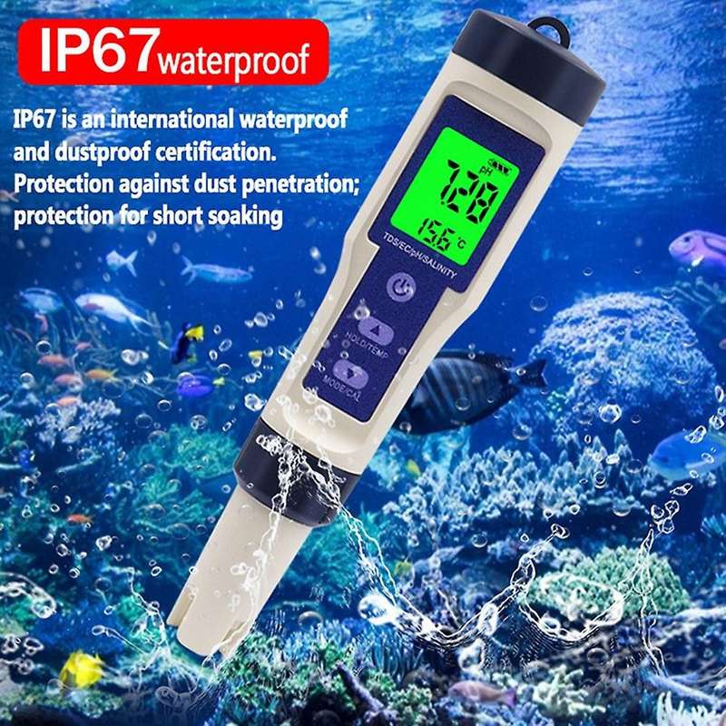 Tds/ec/ph/salinity Water Quality Monitor Tester