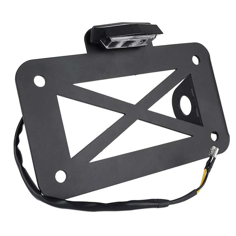 Motorcycle License Plate Holder with Led Light for Motorcycle Yamaha
