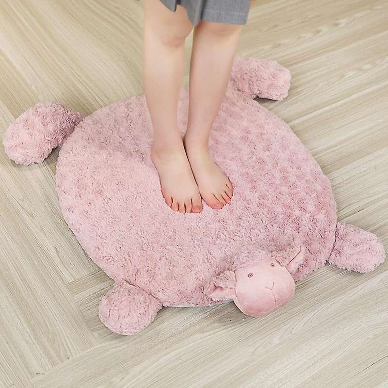 Super Cute Sheep Creative Carpet Home Pet Cartoon Starter White