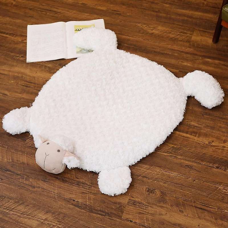 Super Cute Sheep Creative Carpet Home Pet Cartoon Starter White