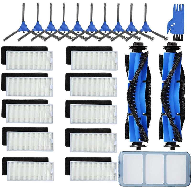 24-pack for Eufy Robovac Primary/filters ,side ,rolling Brushes