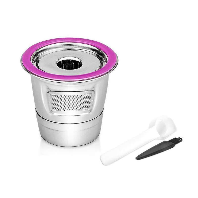 Recafimil 3 Pack Reusable K Cups with Spoon and Brush Fit for Keurig