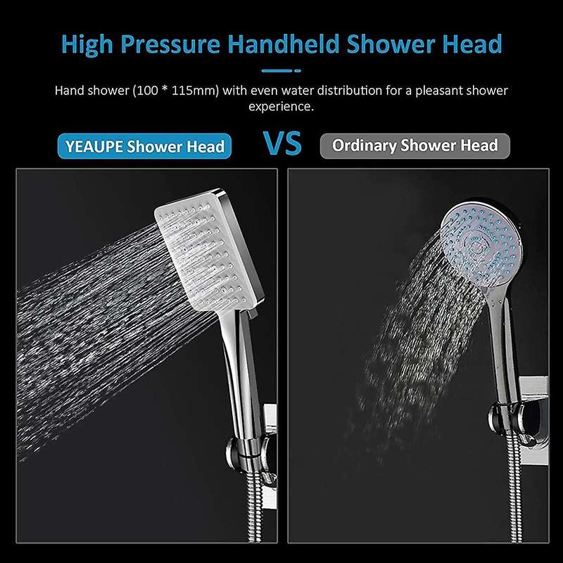 Shower Head and Hose High Pressure - Shower Head with Hose 1.5m
