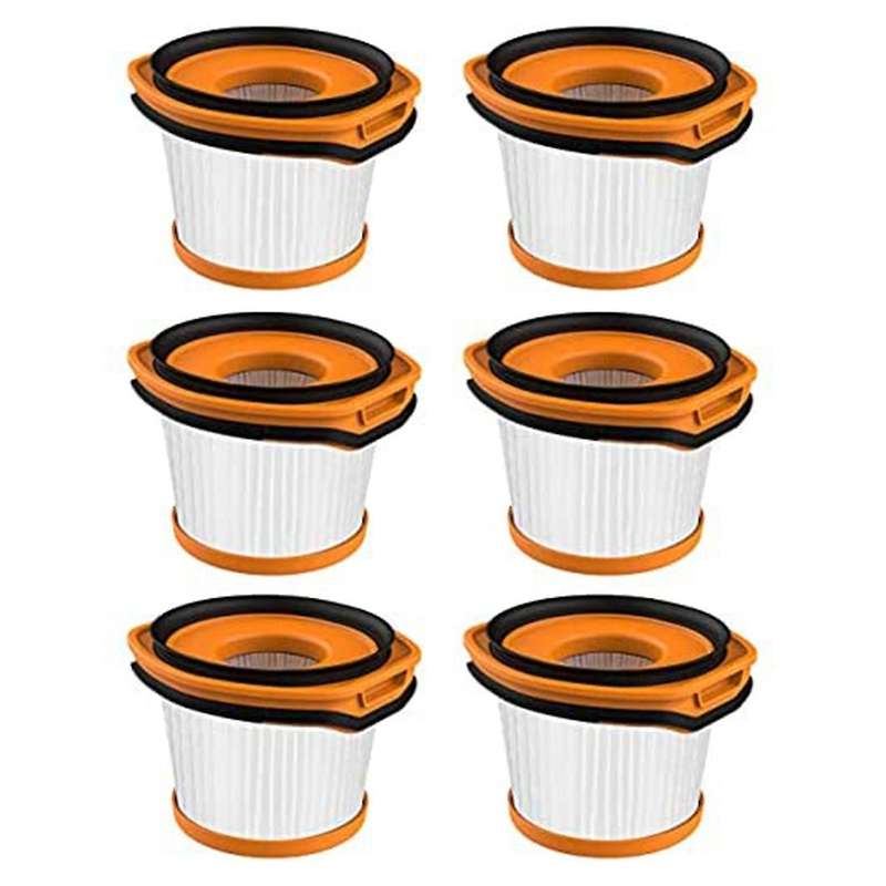 6 Pcs Replacement Filter for Shark Wandvac System Wv360 Ws620 Ws630