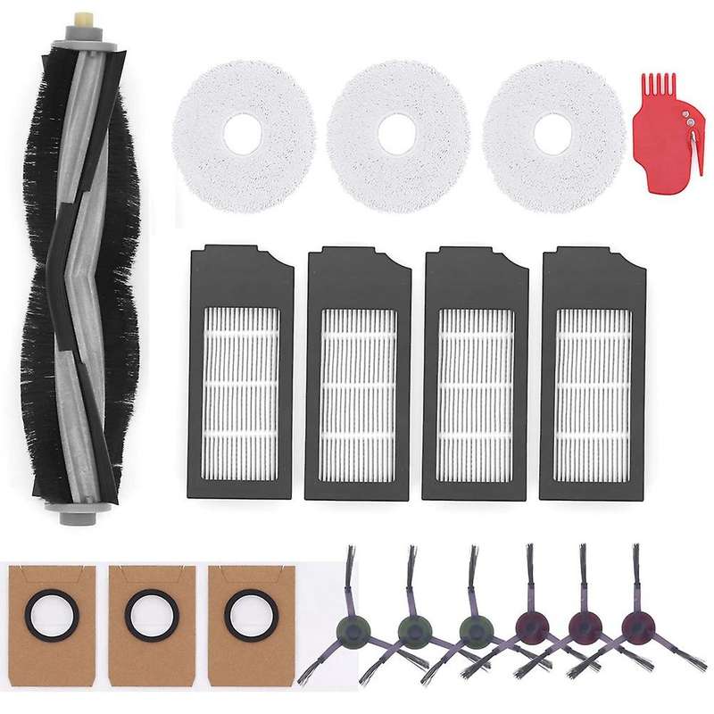 Main Side Brushes Hepa Filters Dust Bag for Ecovacs X1omni X1turbo