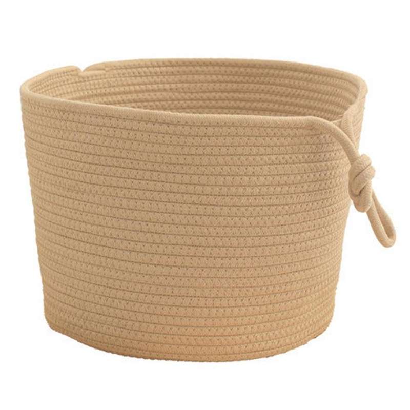 Woven Storage Basket for Dirty Clothes Frame Toy Finishing Box A
