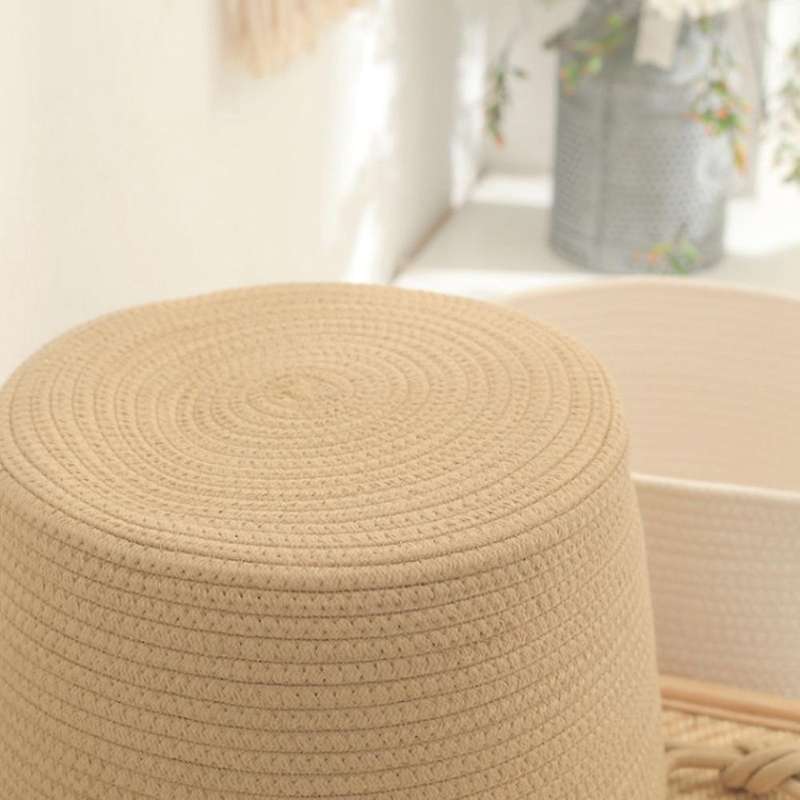 Woven Storage Basket for Dirty Clothes Frame Toy Finishing Box A