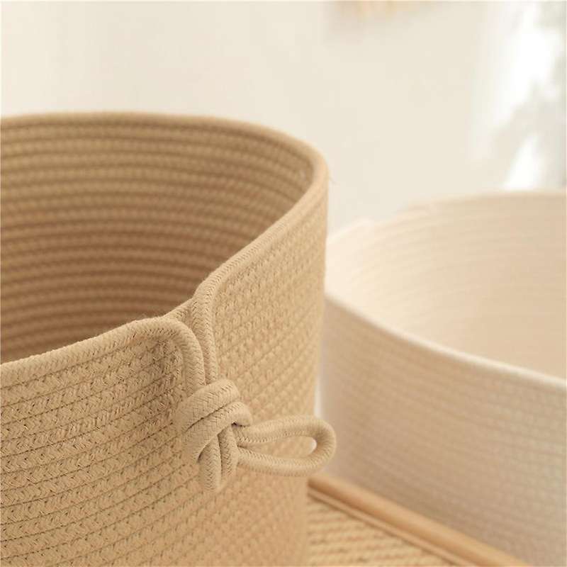 Woven Storage Basket for Dirty Clothes Frame Toy Finishing Box A