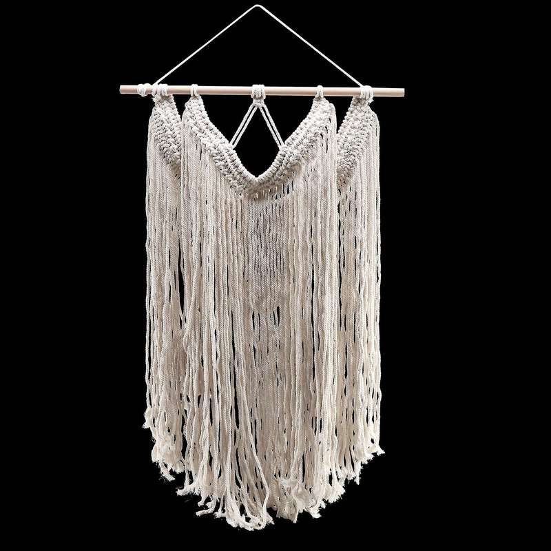 Macrame Wall Tapestry Wall Decor Boho Bohemian Woven Home Decoration