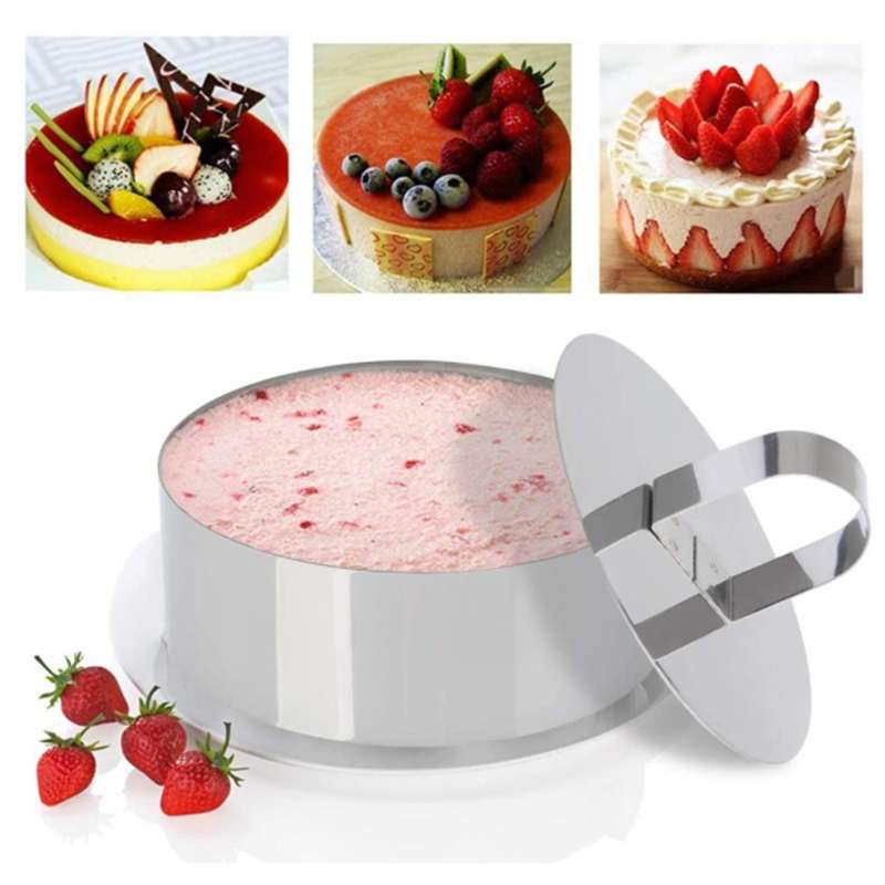 Round Cake Rings,stainless Steel Biscuit Cutter Mousse Circle Cake