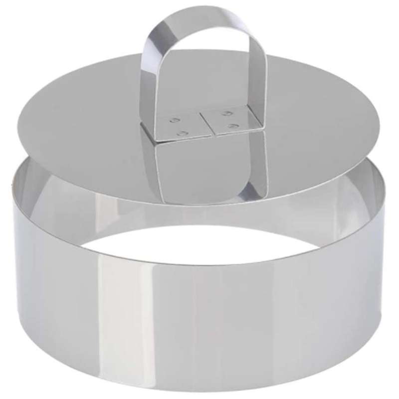 Round Cake Rings,stainless Steel Biscuit Cutter Mousse Circle Cake