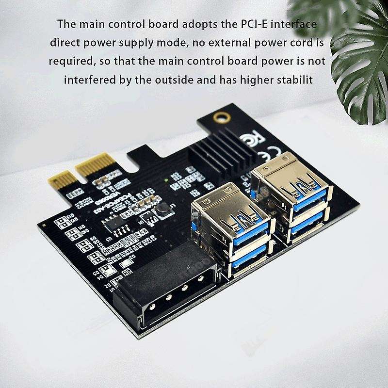 Pci-e 1x to 16x Usb3.0 Graphics Adapter Expansion Card for Btc Mining