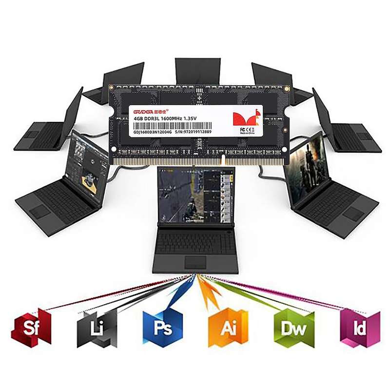 Gudga 4gb Laptop Gaming Memory Bar Compatible with 1333mhz